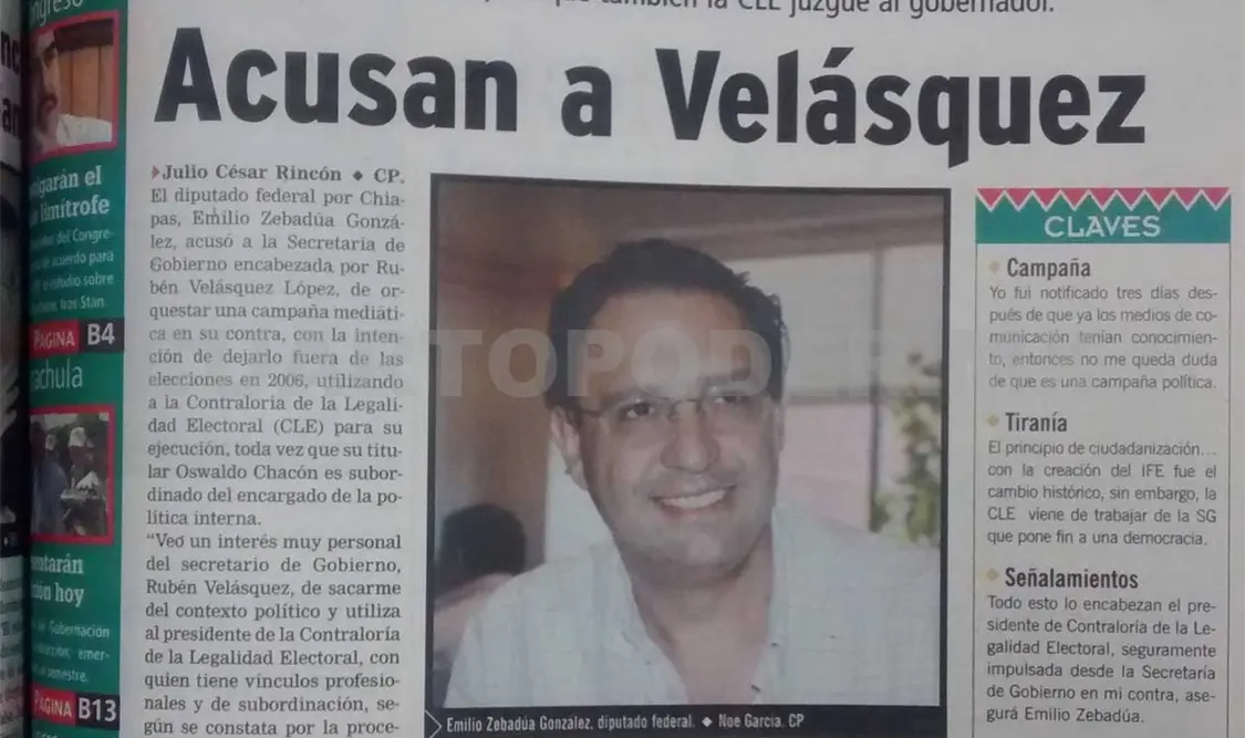 Siniestro pasado: Acusan a Velásquez de utilizar a la CLE con fines partidistas