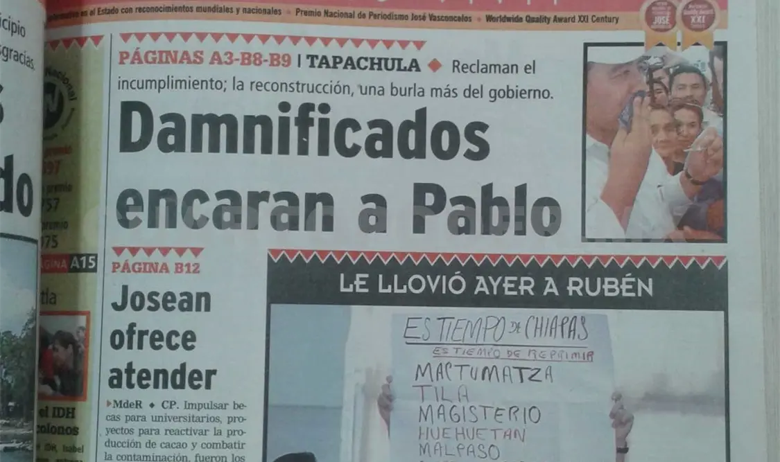 Siniestro pasado: Colonos encaran a Pablo por incumplir su palabra
