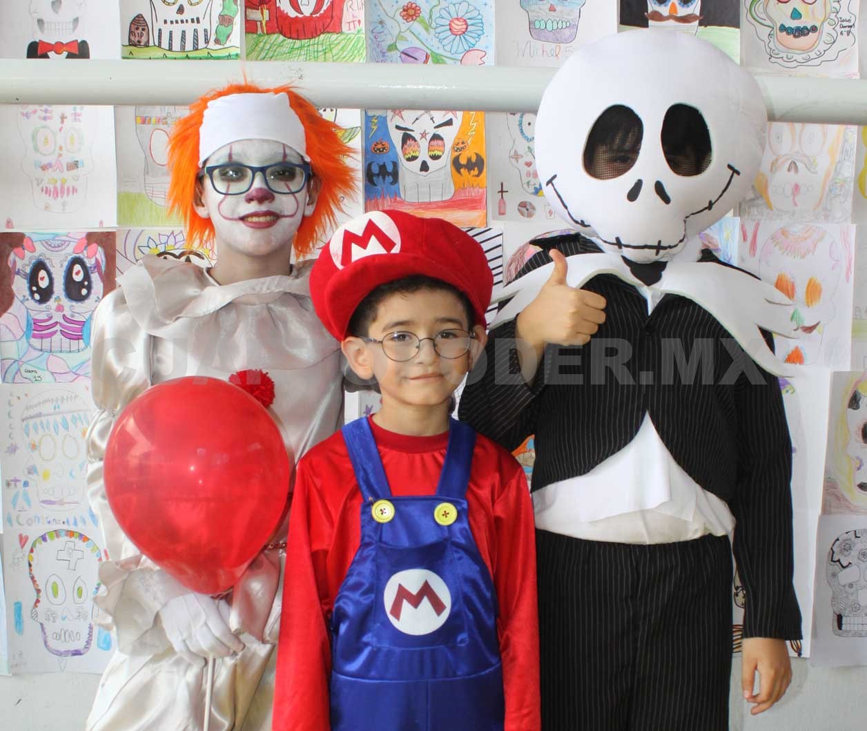 Colegio Octavio Paz festejó el Día de Muertos