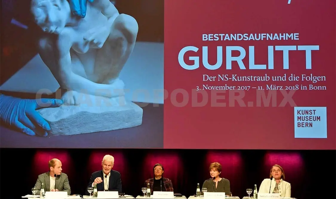 Los curadores de la exposición “Inventario Gurlitt”. Cortesía