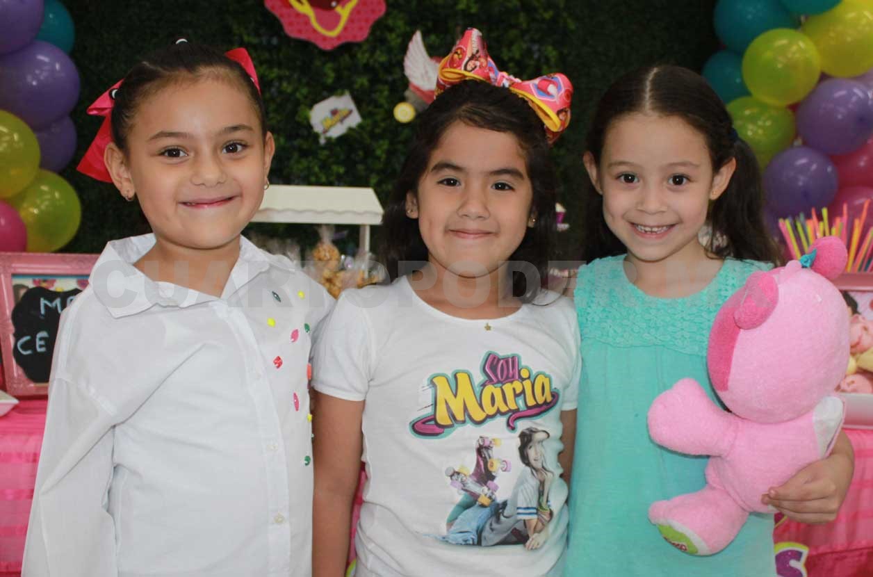 María festejó en grande su cumpleaños