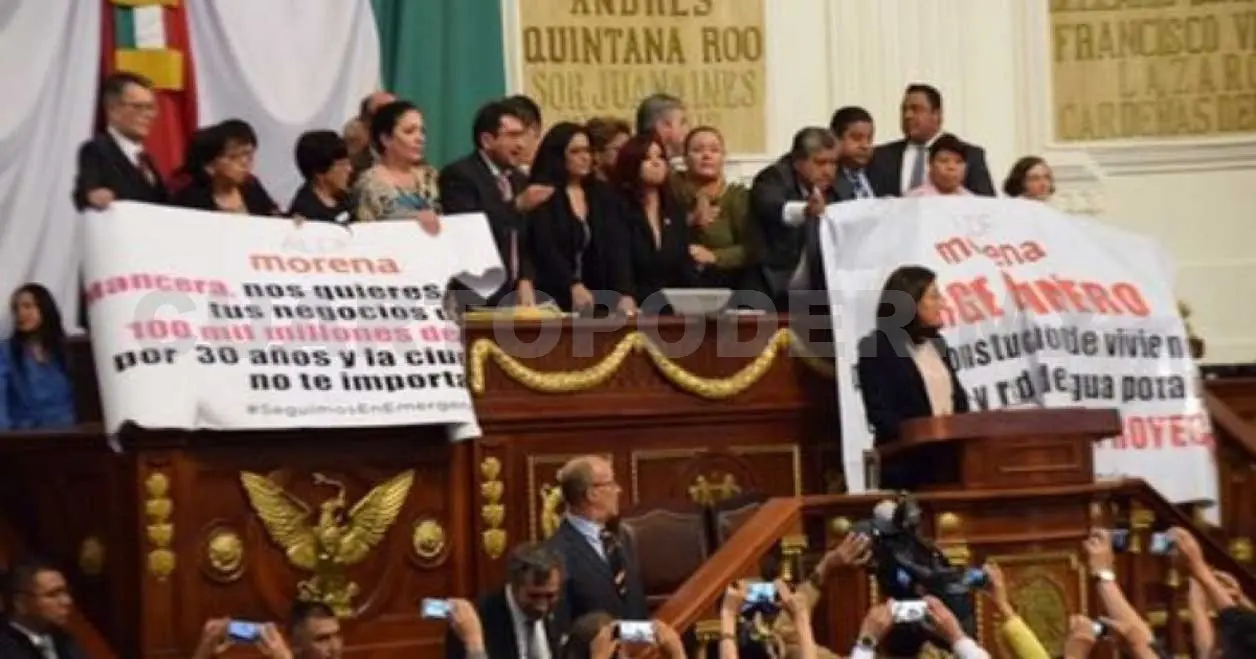 Batalla en Asamblea Legislativa de la CDMX