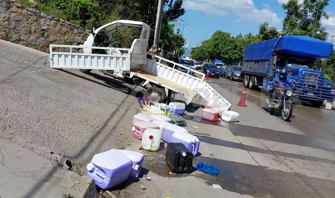 Fuerte accidente en el Libramiento Sur