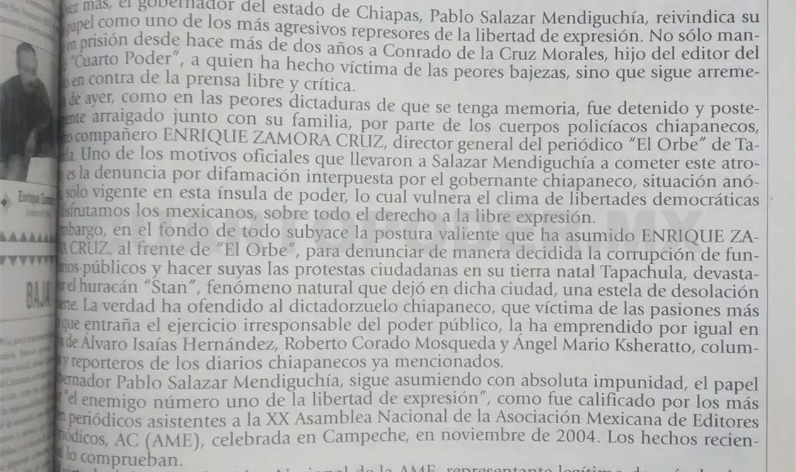 Siniestro pasado: publicado el domingo 30 de octubre de 2005