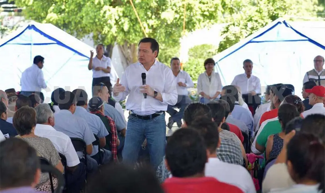 Afectados por sismos, son la prioridad: Osorio