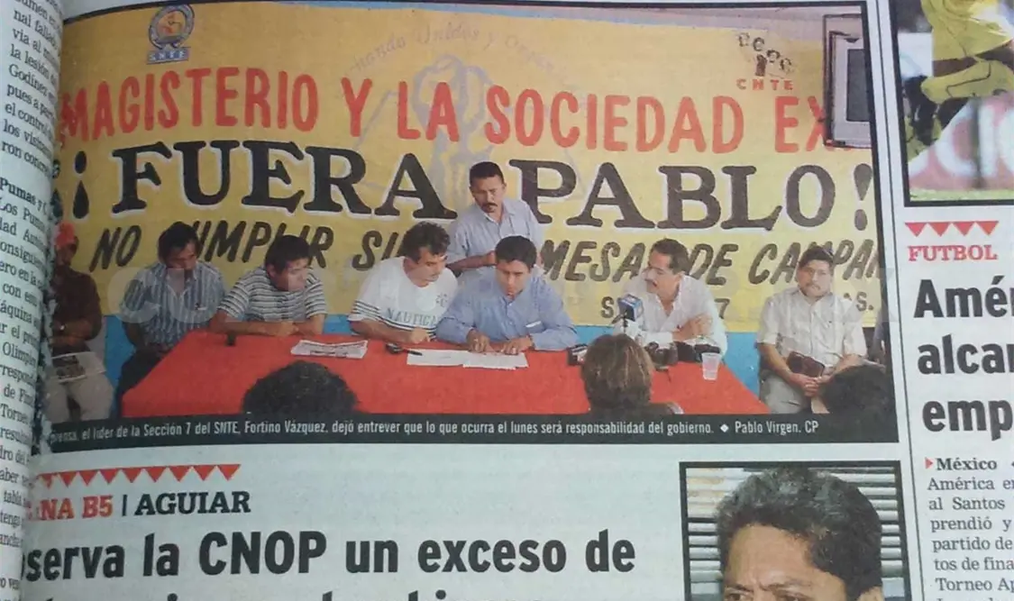 Siniestro pasado: Marchan 48 mil maestros