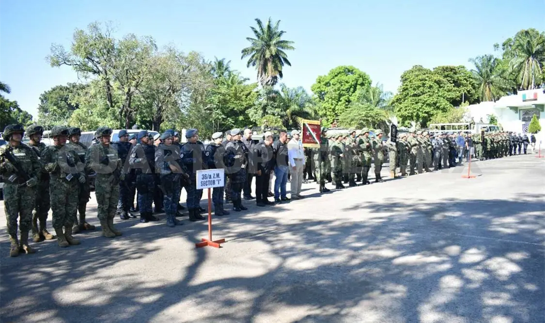 Instalan operativo interinstitucional en la Frontera Sur