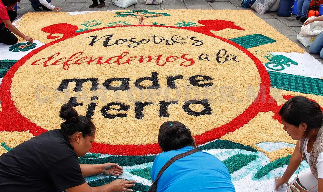 Celebran cinco años en defensa de la madre tierra
