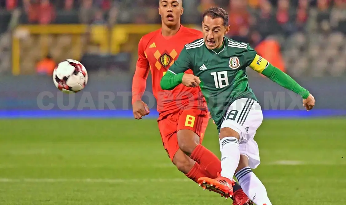 Bélgica empata con México en partido amistoso