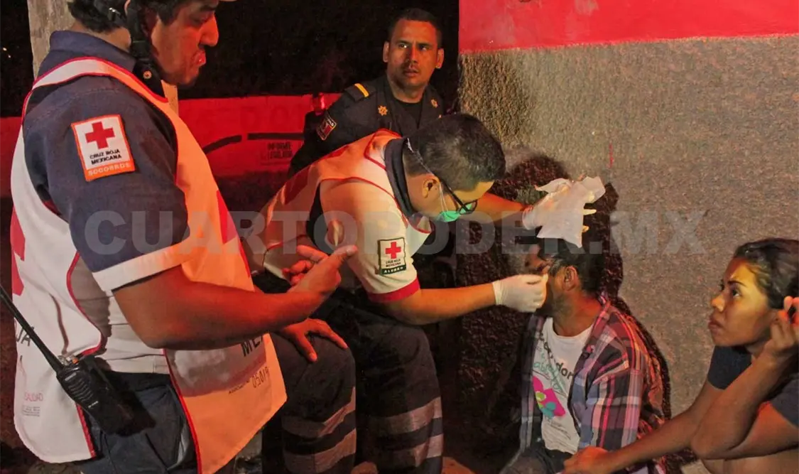 La víctima recibió un machetazo en el rostro. Edberg Mayorga / CP.