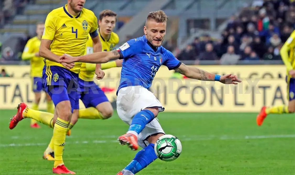 Italia, fuera del Mundial al empatar 0-0 con Suecia