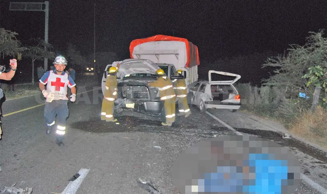 Un muerto y dos lesionados en trágico accidente vial
