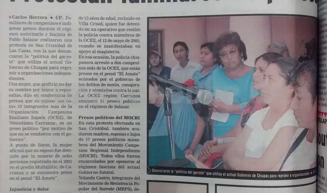Siniestro pasado: Protestan familiares de presos en SCLC