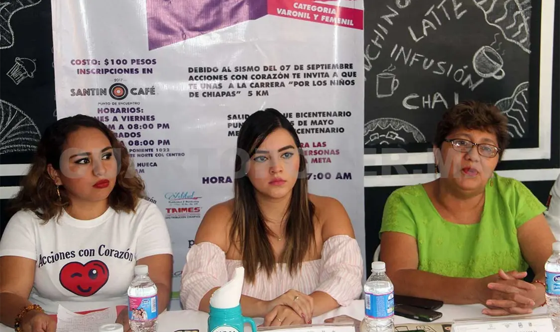 Se unen en apoyo a niños de Chiapas