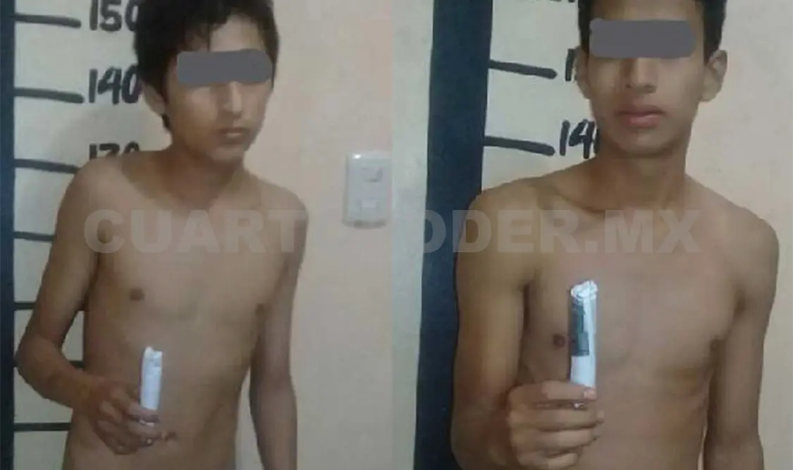 Detienen a dos menores y un adulto con mariguana