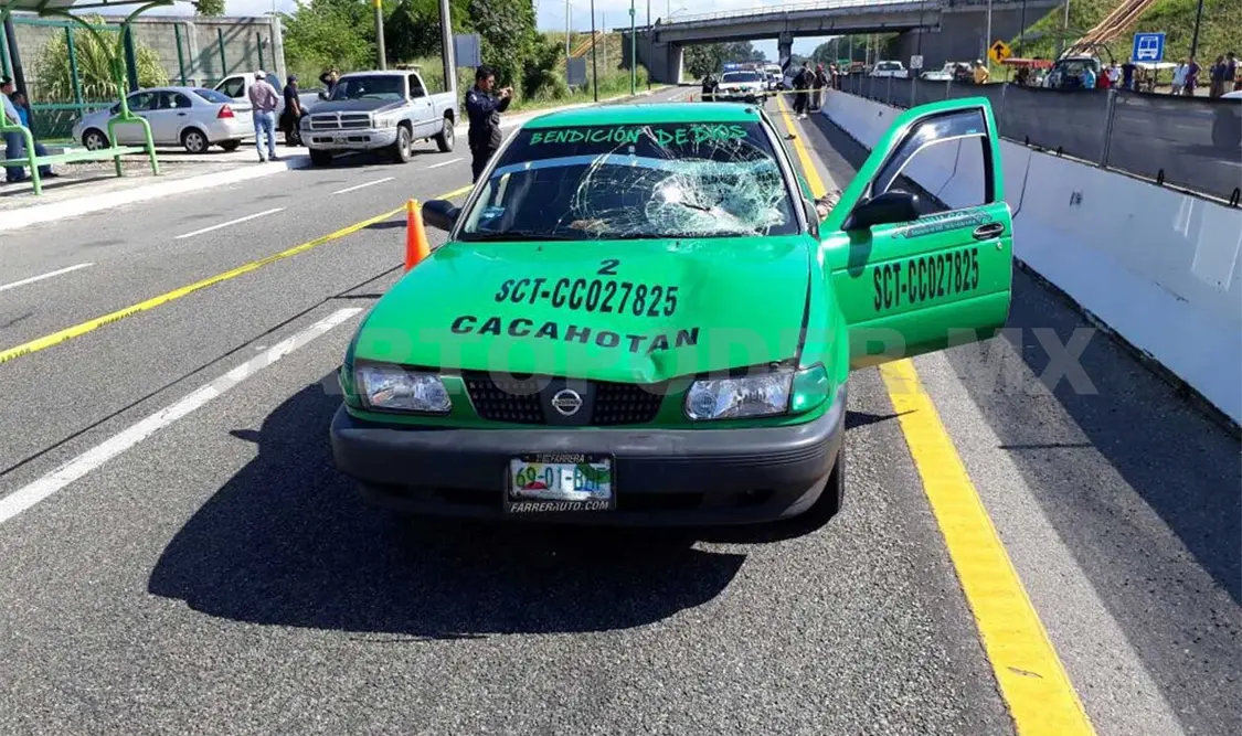 Septuagenario murió al ser impactado por taxi