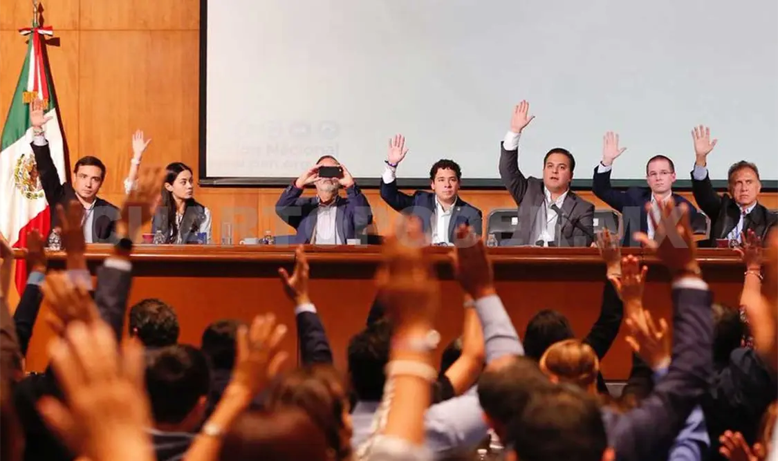 Los consejeros nacionales del PAN que asistieron a la sesión extraordinaria 276 votaron en favor de la coalición, uno en contra y seis abstenciones. Agencias