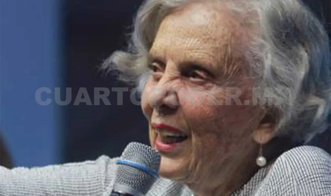 La escritora Elena Poniatowska visitó La Ciudadela, la Ciudad de los Libros. Agencias