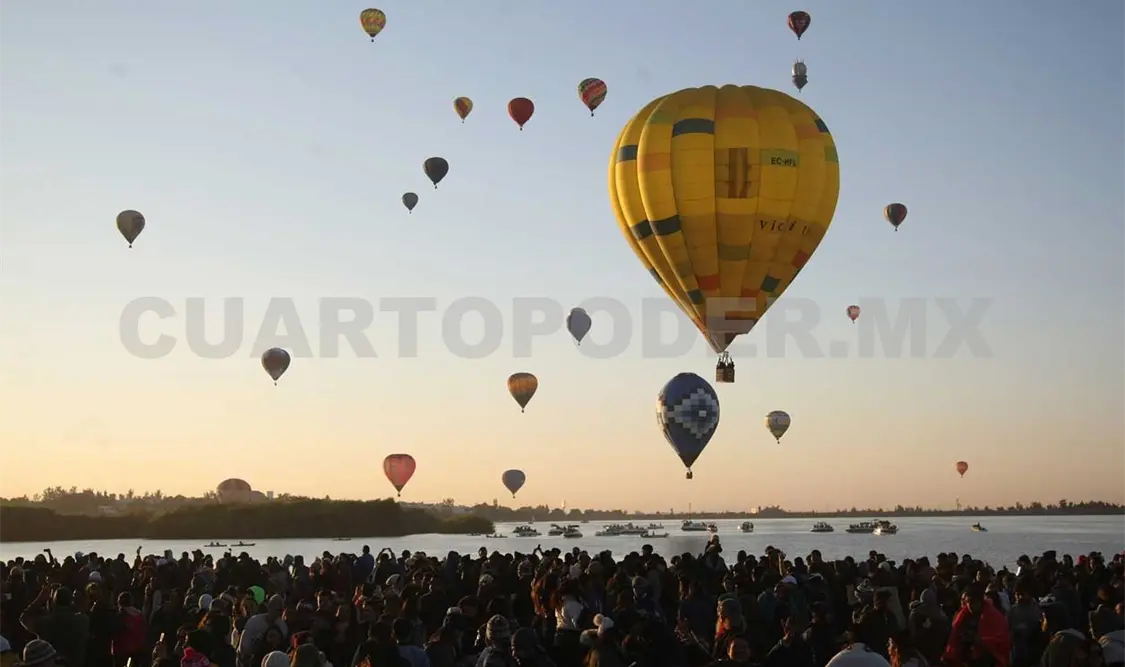 Concluye festival del globo en León