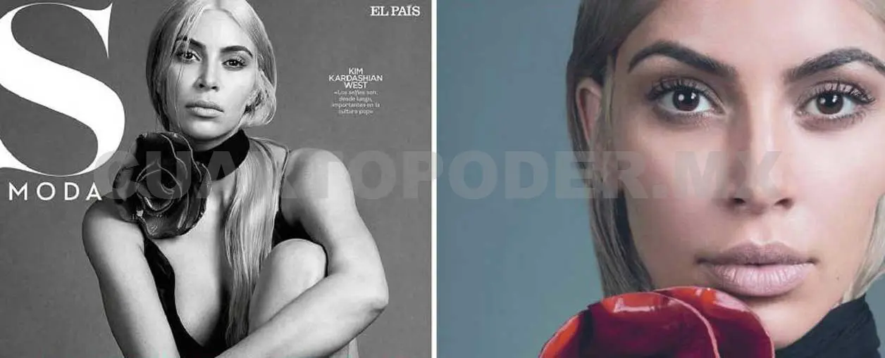 Kim Kardashian, en faceta minimalista para revista