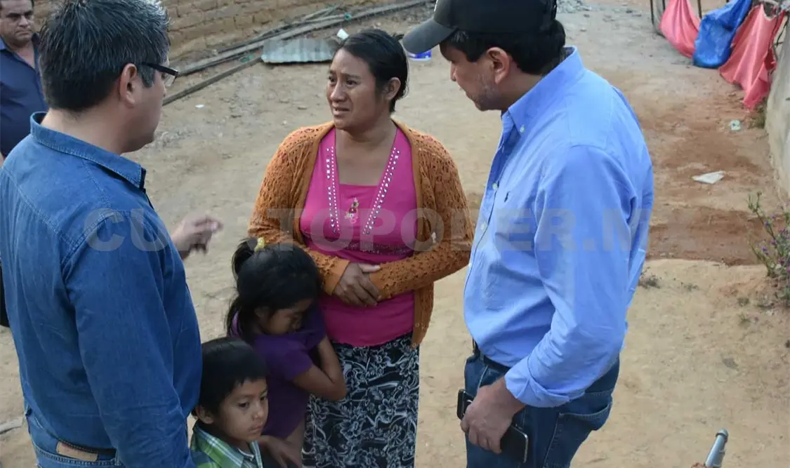 Se solidarizan con familia de campesino fallecido