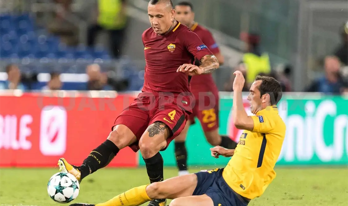 AS Roma va por octavos ante Atlético