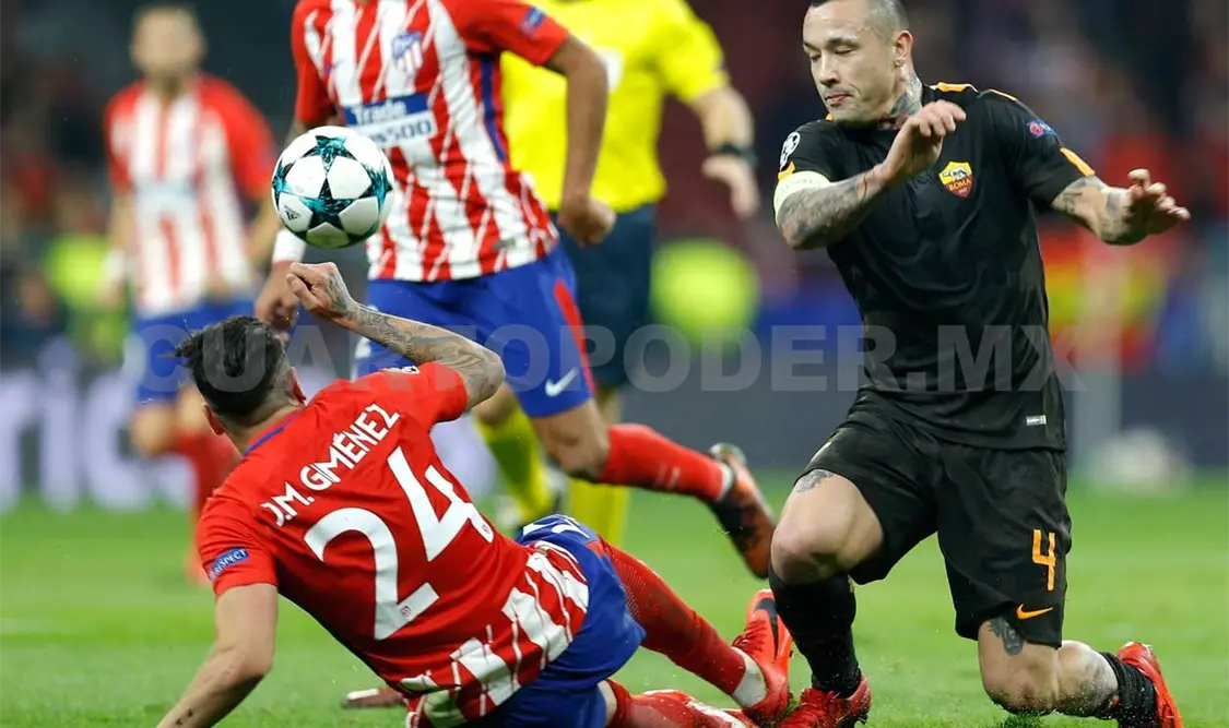 AS Roma pierde y da vida al Atlético en Champions