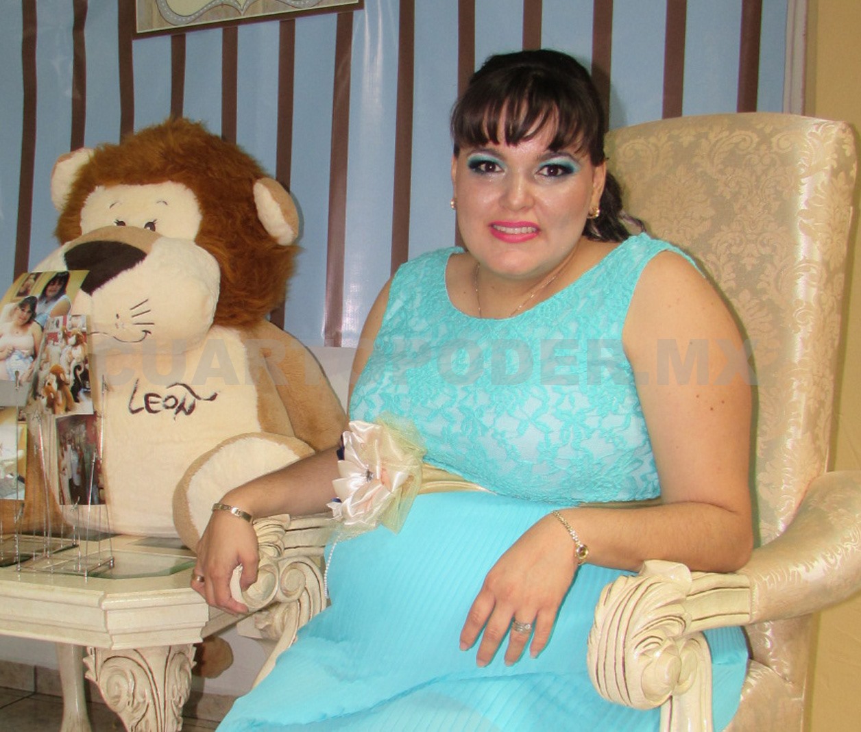 Betty, en espera de su pequeño Jesús