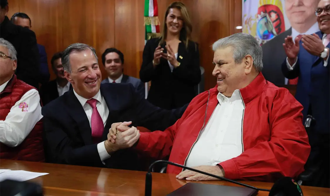 Confederación de Trabajadores de México cierra filas con Meade