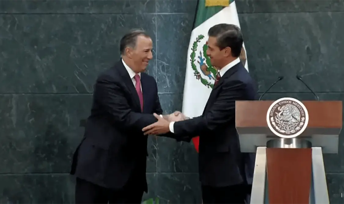 El presidente Enrique Peña Nieto acepta renuncia de José Antonio Meade Kuribreña en Hacienda