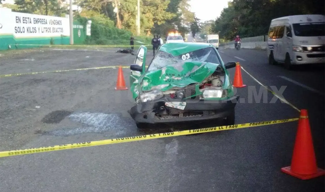 Autoridades informaron que el accidente había ocurrido alrededor de las 08:50 de la mañana sobre el tramo Huehuetán-Tapachula. Noel Vázquez / CP