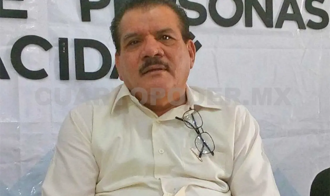 Jesús Rasgado, coordinador en Tuxtla para la Atención Inclusión de Personas con Discapacidad. G. Ramos / CP