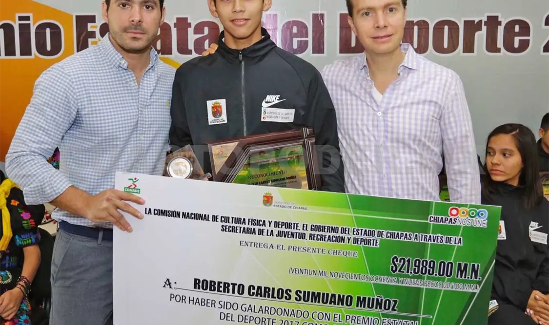 El gobernador Velasco refrendó su compromiso con deportistas de alto rendimiento. CP