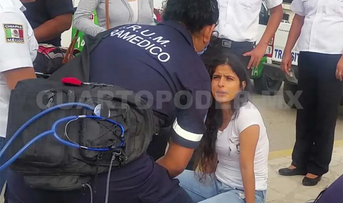 Eneida se mostró tranquila, a pesar del golpe y el dolor. Avisaín Alegría / CP