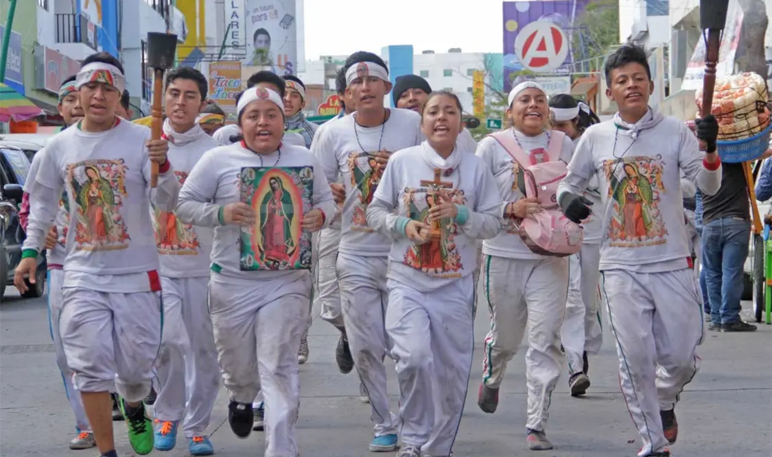 Inicia docenario a la Virgen de Guadalupe