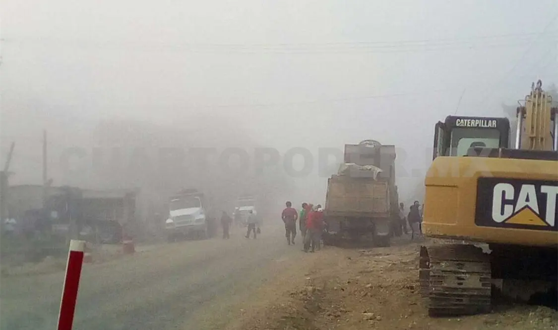 Nuevamente CTM bloquea obra pública