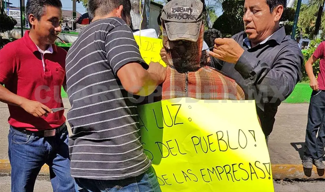 Abusos de CFE, causa de la resistencia civil
