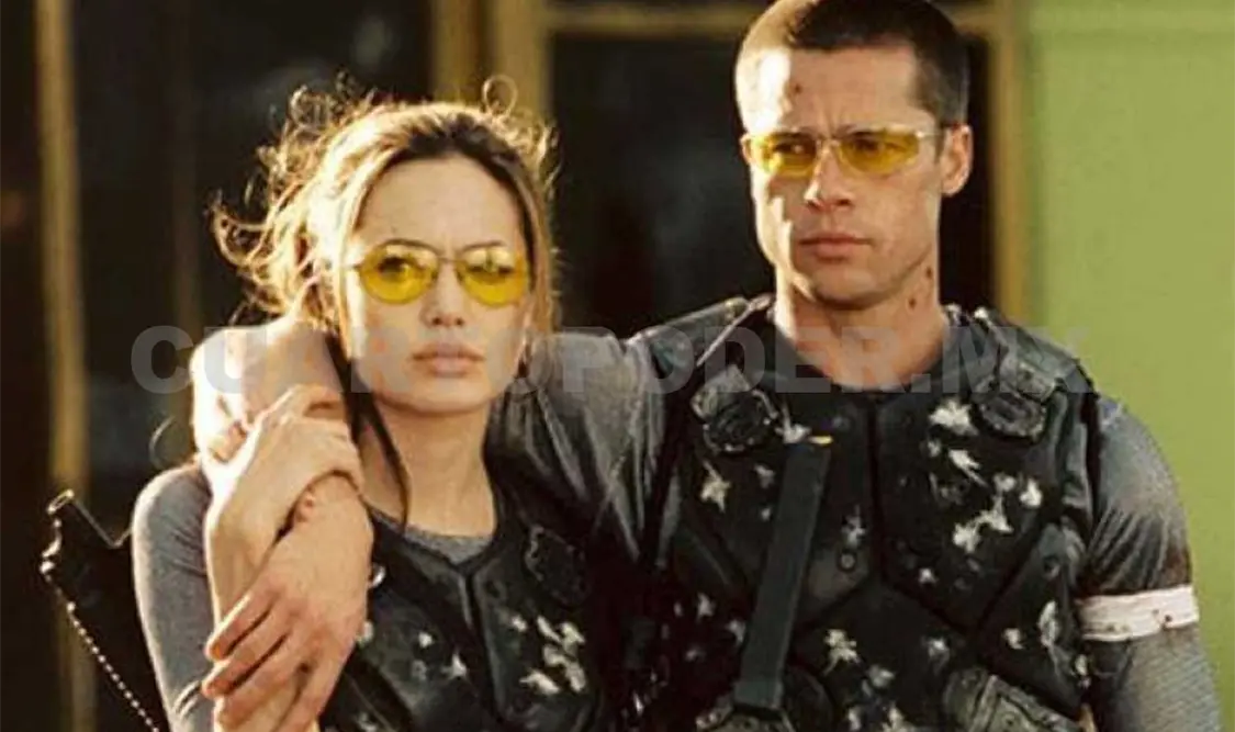 Jolie y Pitt empezaron y terminaron rodando