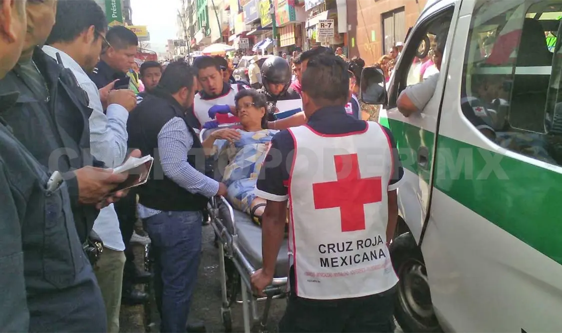 Anciana atropellada por colectivo en el centro