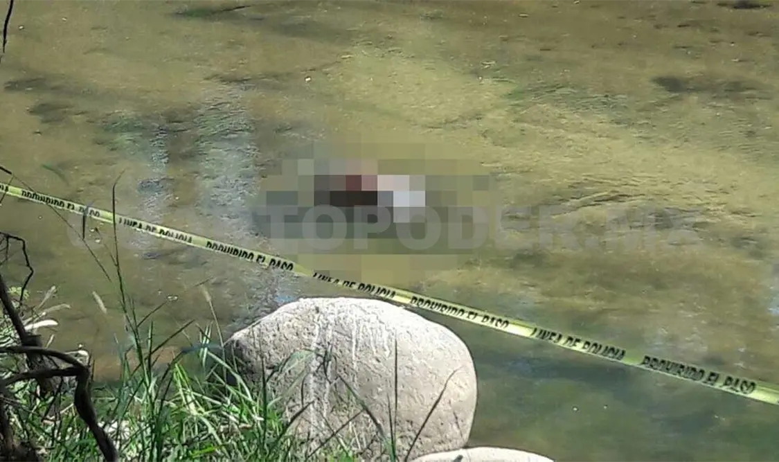 Encuentran a sujeto muerto; flotaba en el Río Chalaca