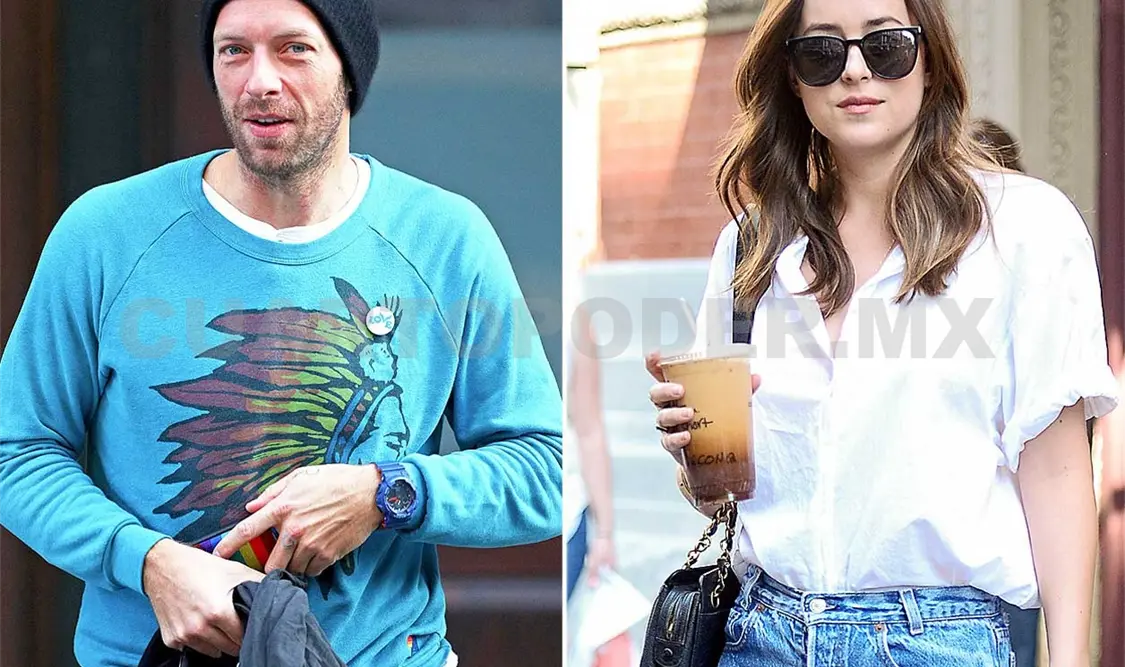 Chris Martin le tira la onda a Dakota
