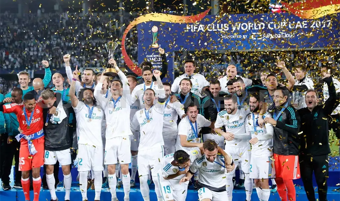 Los madridistas sumaron a sus vitrinas su sexto título mundial, tres Mundiales de Clubes y tres de la extinta Copa Intercontinental. AP