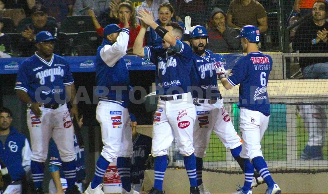 Yaquis gana 3-2 a Cañeros con jonrón