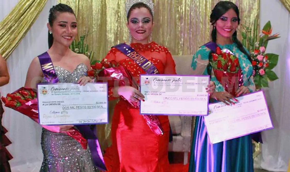 Coronan a reina decembrina en Tonalá