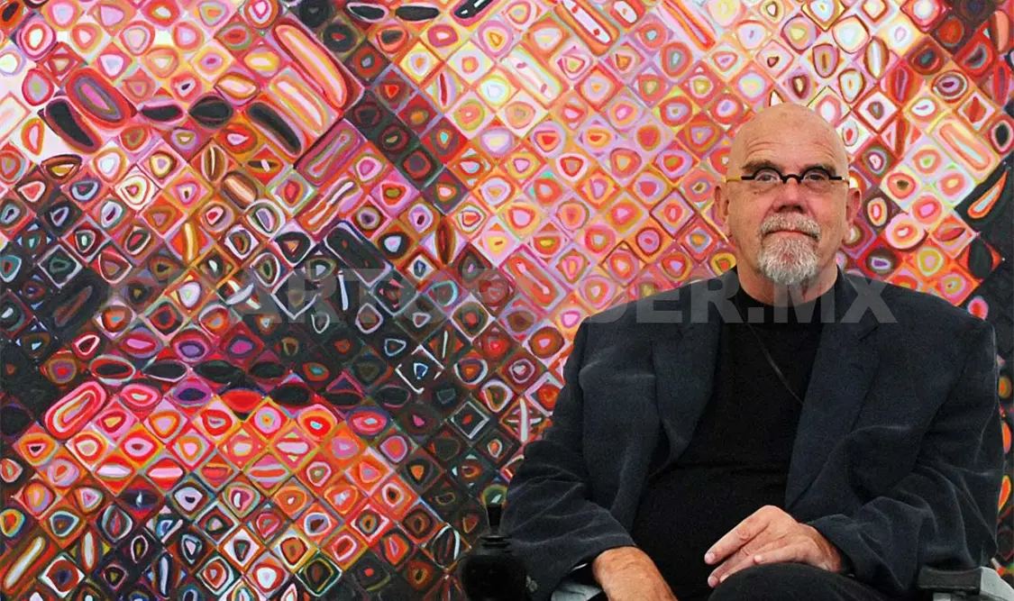 El artista Chuck Close tiene actualmente 77 años y es considerado uno de los creadores más influyentes de EU. Cortesía