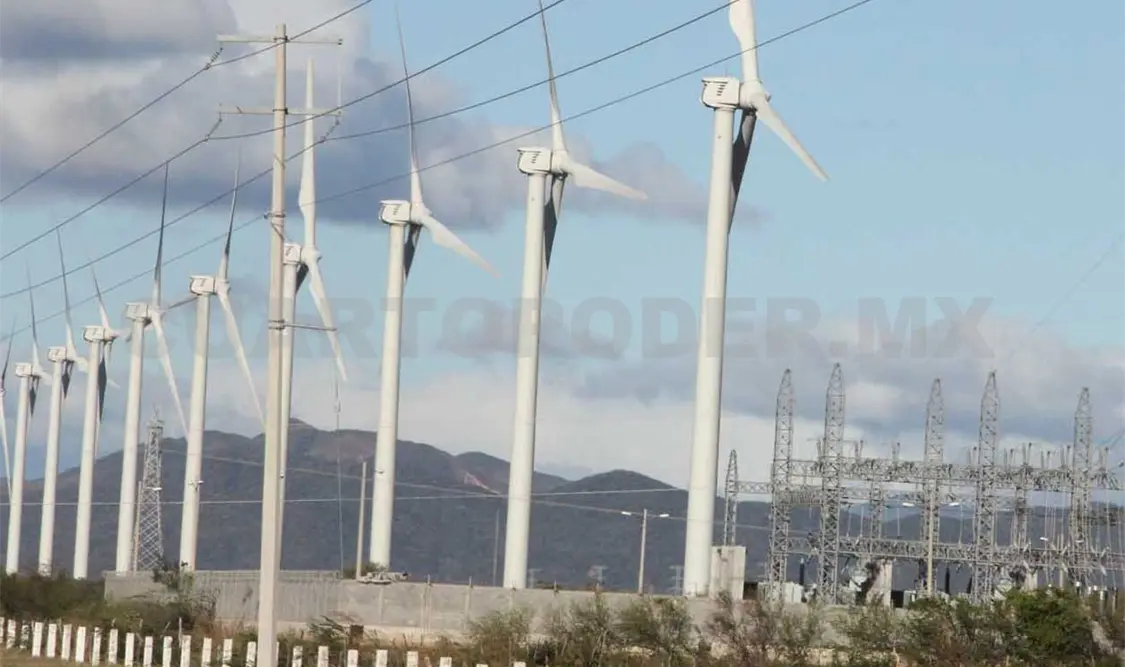 En Oaxaca mil 400 turbinas generan más de dos mil 400 mega watts de energía eléctrica. Agencias
