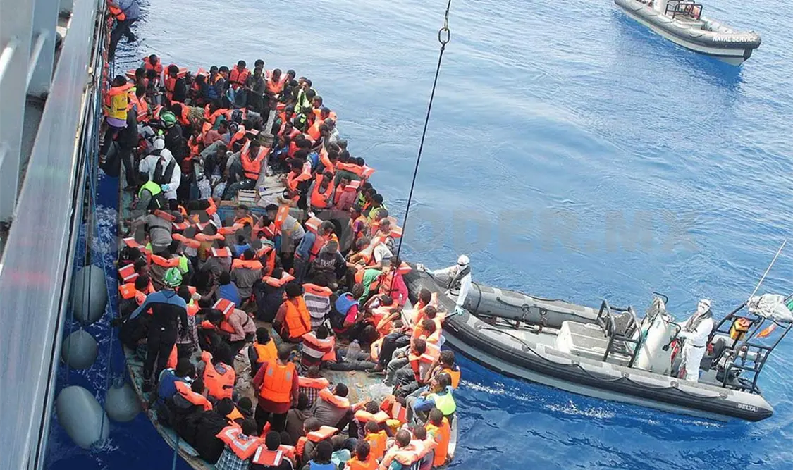 Rescatan a 370 inmigrantes