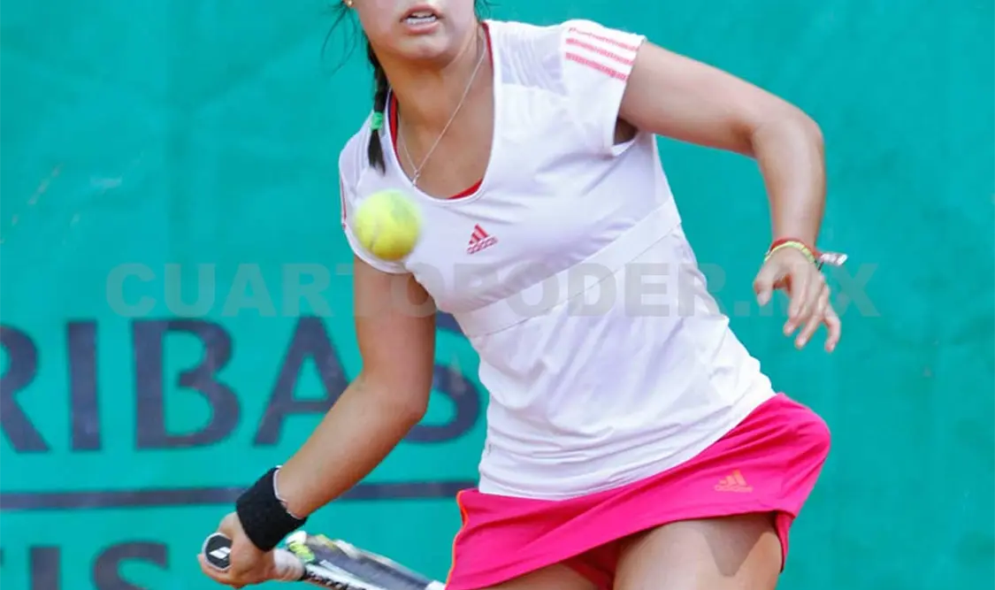 Sofía Sánchez dio la cara por el Tenis femenil