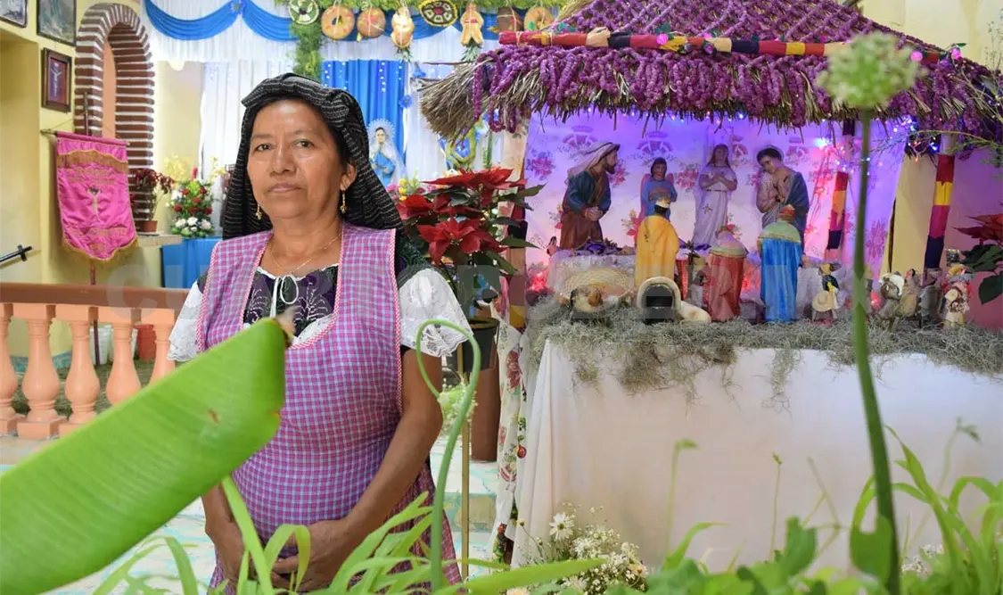 Ermita zoque del Cerrito celebró la Navidad