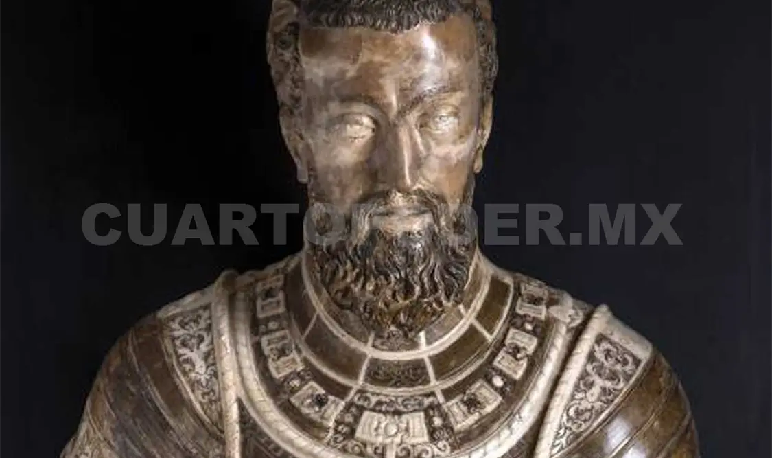 La escultura data de 1555 y es obra de Leone y Pompeo Leoni. Cortesía